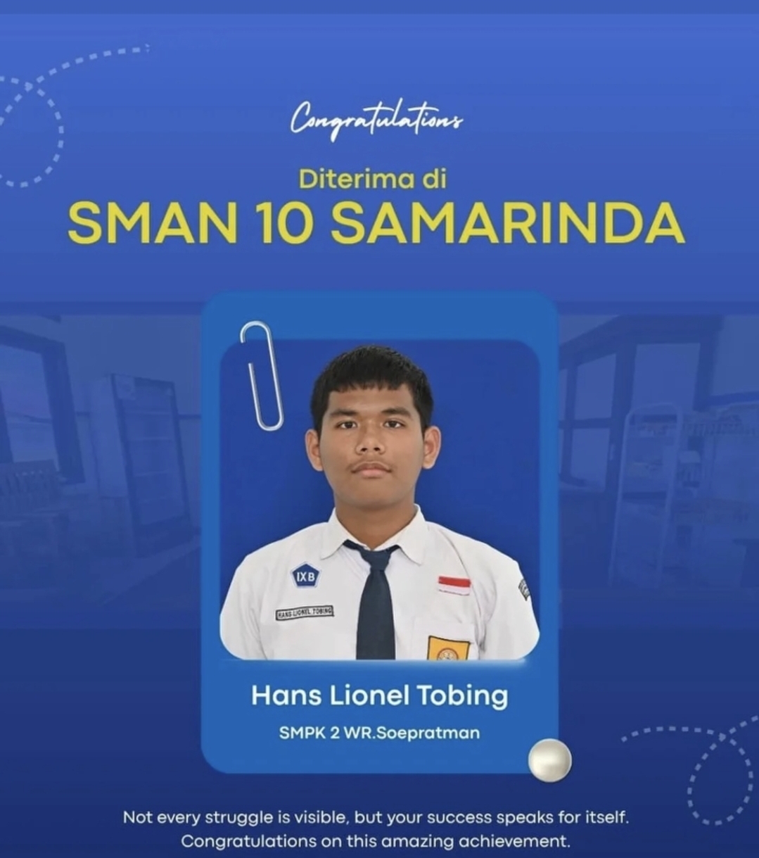Siswa Edumag setelah melanjutkan ke sekolah tujuan