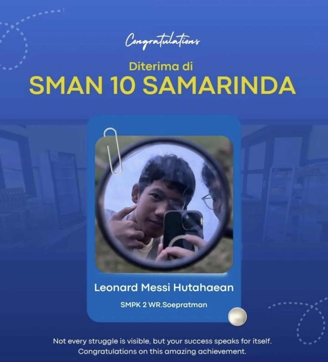 Siswa Edumag setelah melanjutkan ke sekolah tujuan